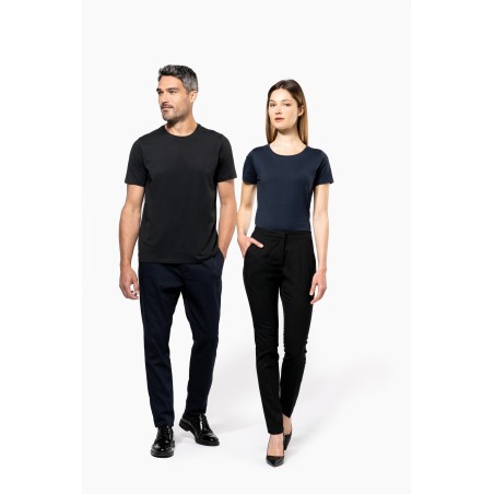 Camiseta Supima® cuello redondo maga corta mujer