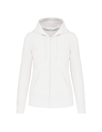 Ladies\\\' eco-friendly zip-through hoodie 2
