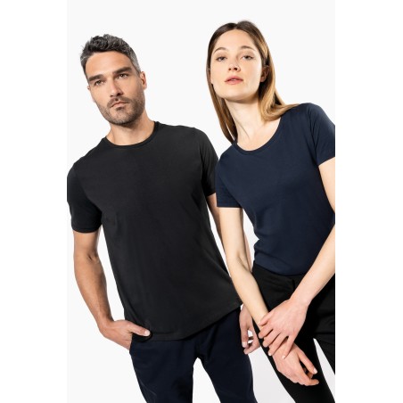 Camiseta Supima® cuello redondo maga corta mujer