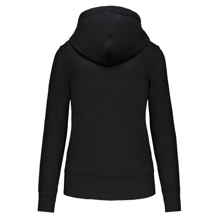 Ladies\\\' eco-friendly zip-through hoodie