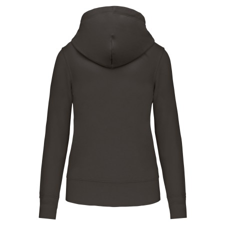 Ladies\\\' eco-friendly zip-through hoodie
