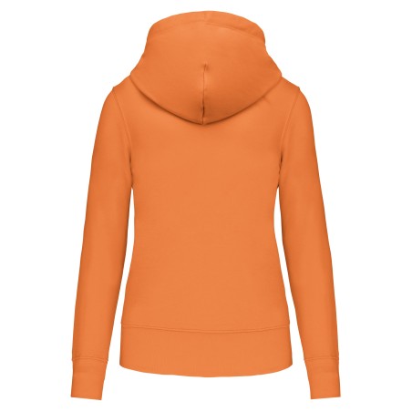 Ladies\\\' eco-friendly zip-through hoodie