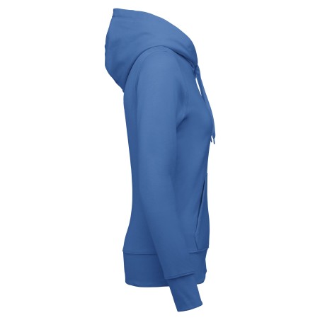 Ladies\\\' eco-friendly zip-through hoodie