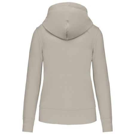 Ladies\\\' eco-friendly zip-through hoodie