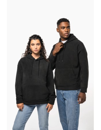 Unisex Oversized recycled polarfleece hoodie