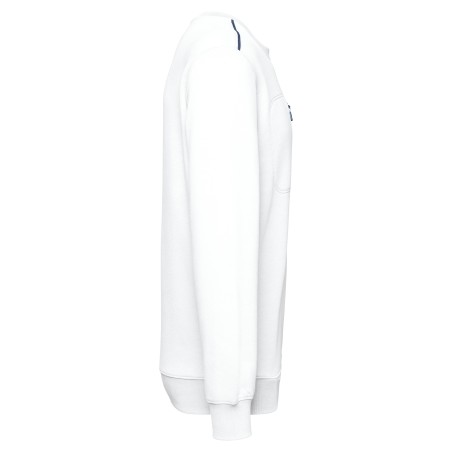 Unisex Day To Day contrasting zip pocket sweatshirt