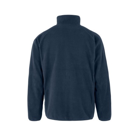Recycled microfleece zipped neck