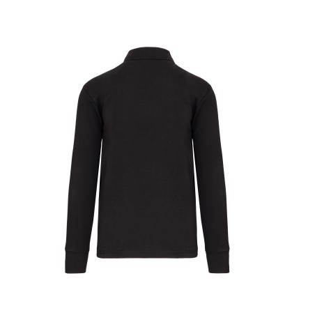 Sudadera cuello polo