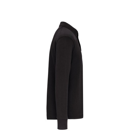 Sudadera cuello polo