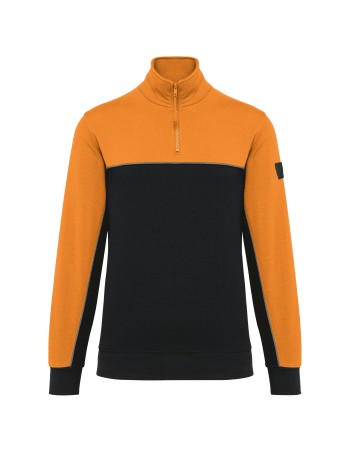 Sudadera 1/4 cremallera ecorresponsable– Unisex 2