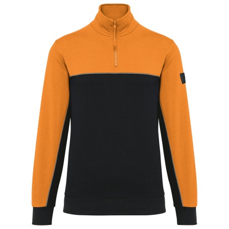 Sudadera 1/4 cremallera ecorresponsable– Unisex