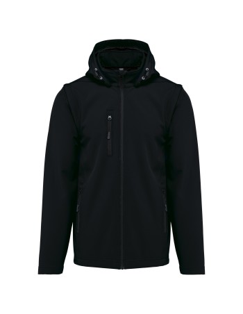 Chaquetas softshell 3 capas con capucha y mangas... 2