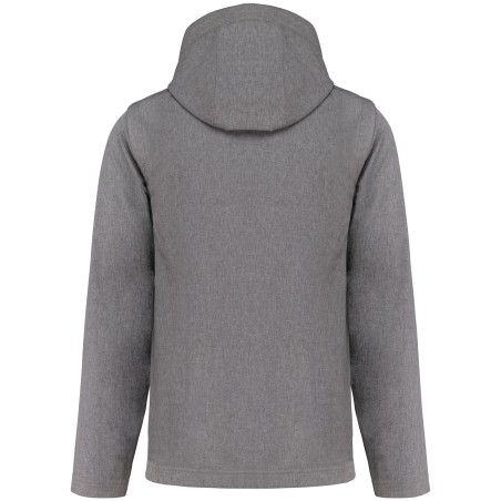 Chaquetas softshell 3 capas con capucha y mangas extraíbles unisex