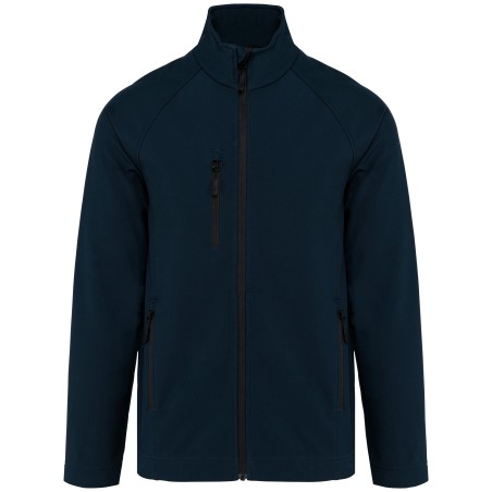 Unisex eco-friendly 3-layer softshell jacket