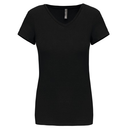 Ladies\\\' V-neck short-sleeved t-shirt