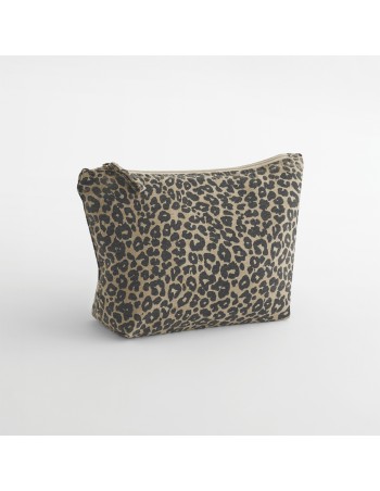Estuche de lona con estampado de leopardo 2