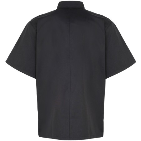 Chaqueta de cocina botones a presión manga corta