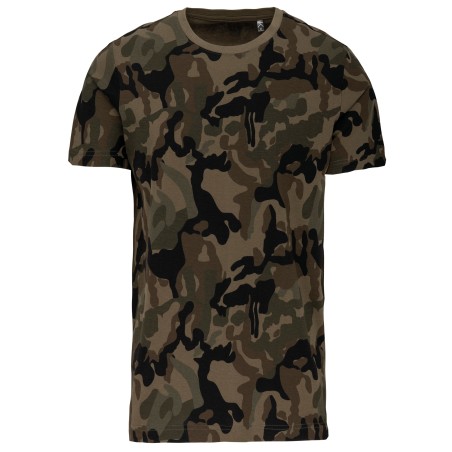 Men\\\'s short-sleeved camo t-shirt