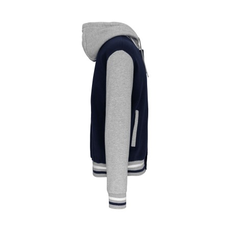 Cazadora tipo Béisbolera con capucha unisex