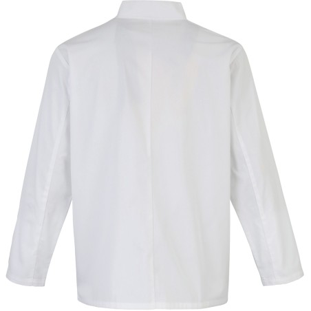 Chaqueta de cocina botones a presión manga larga