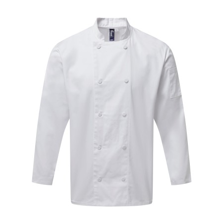Coolchecker® long-sleeved chef’s jacket