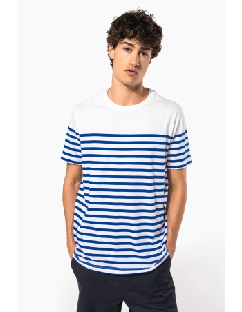 Camiseta marinera algodón orgánico hombre