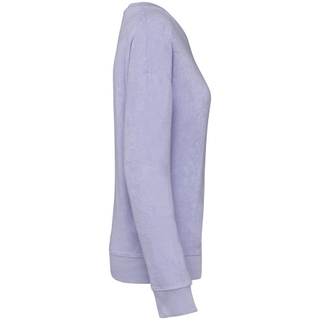 Sudadera ecorresponsable de rizo mujer