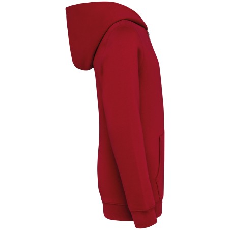 Eco-friendly kids’ full zip hooded sweatshirt