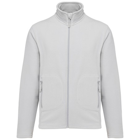 Unisex eco-friendly micro-polarfleece jacket