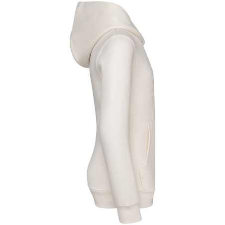 Sudadera ecorresponsable con capucha y cremallera infantil