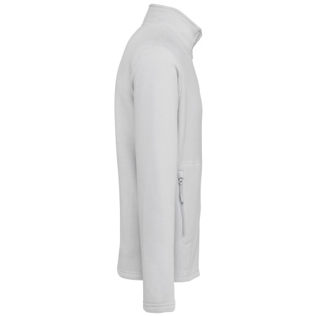 Unisex eco-friendly micro-polarfleece jacket