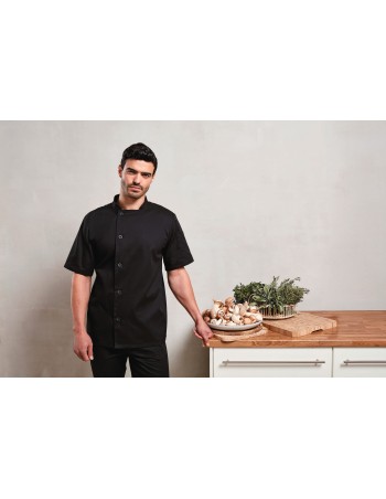 Chaqueta de chef Essential de manga corta