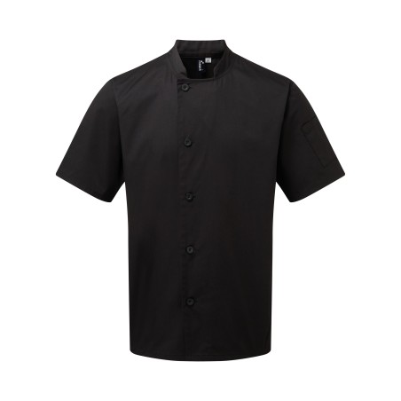 ‘Essential’ short-sleeved chef’s jacket.