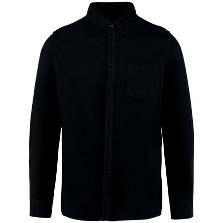 Eco-friendly men\\\'s flannel shirt