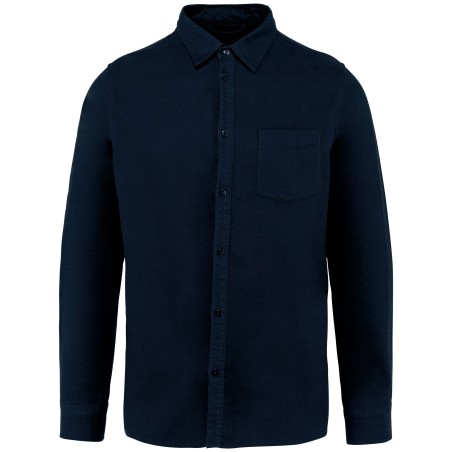 Camisa ecorresponsable de franela hombre
