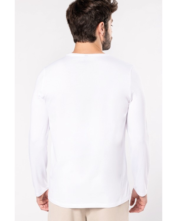 Camiseta con elastano manga larga hombre 2