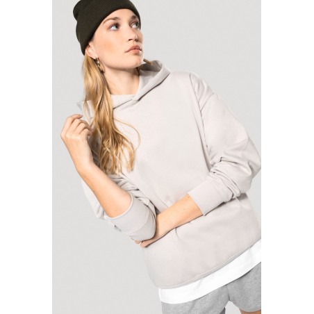 Unisex oversized fleece hoodie