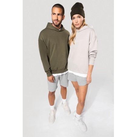 Unisex oversized fleece hoodie