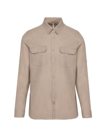Camisa Safari manga larga hombre 2