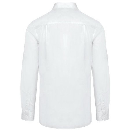 Men\\\'s long-sleeved safari shirt