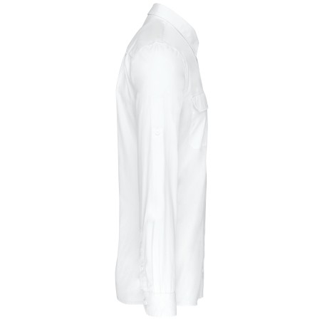 Men\\\'s long-sleeved safari shirt