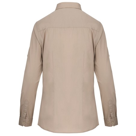 Camisa Safari manga larga mujer