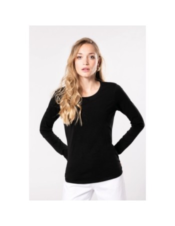 Camiseta con elastano manga larga mujer 2