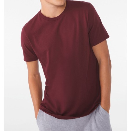 Camiseta cuello redondo unisexo