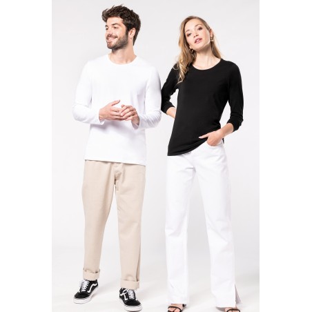 Camiseta con elastano manga larga mujer