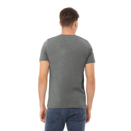 Camiseta cuello redondo hombre Heather