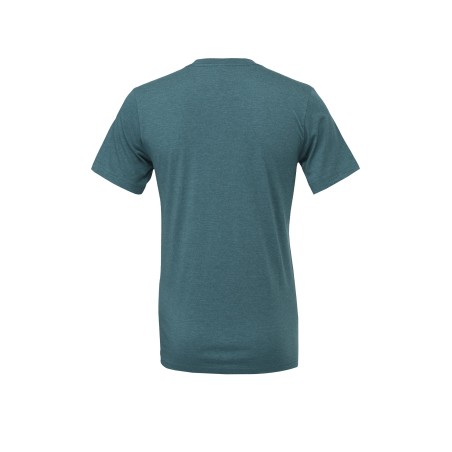 Camiseta cuello redondo hombre Heather