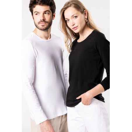 Camiseta con elastano manga larga mujer