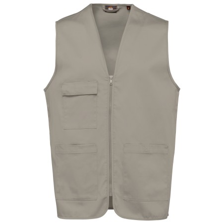 Chaleco polialgodón multibolsillos - Unisex