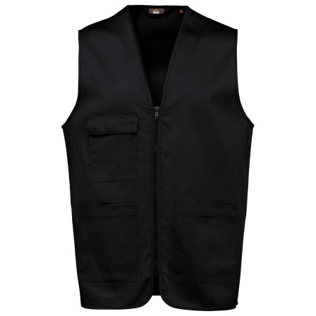 Chaleco polialgodón multibolsillos - Unisex
